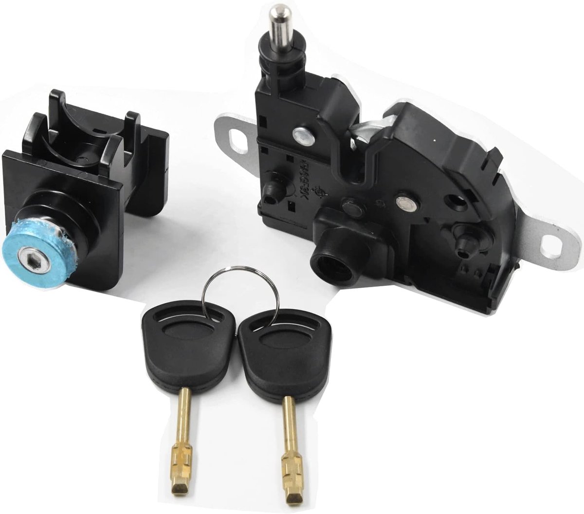 Hood Lock Complete With 2 Keys Compatible With Ford Transit Mk6 Mk7 4956236 YC1516B970AD 4124287 6C1A16D748AB - ShopVlot