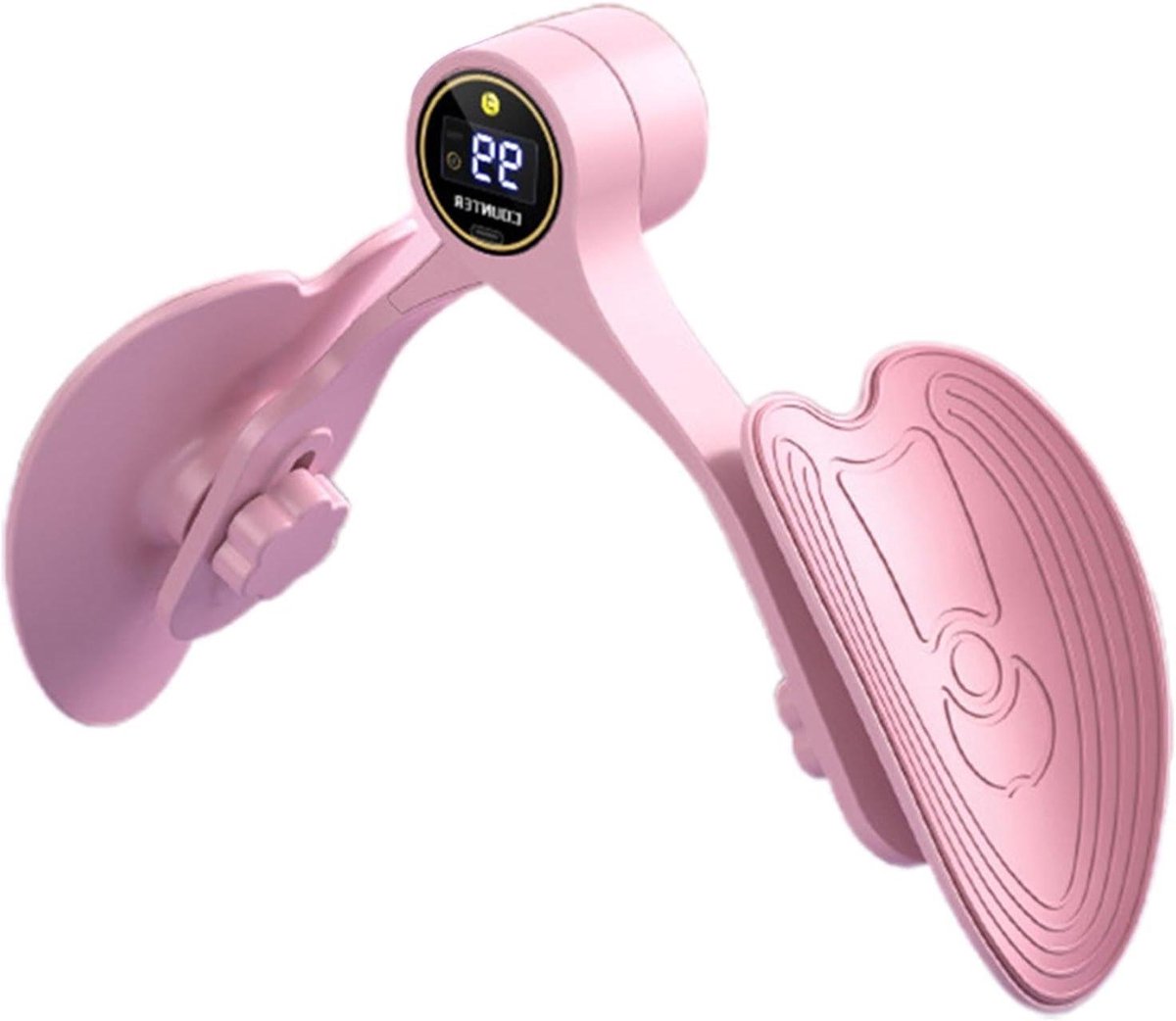 Dijtrainer - Bekkenbodemversterker Dames - Onderlichaam Trainen - 360 Graden Rotatie - 40x19.5x11 cm - Roze