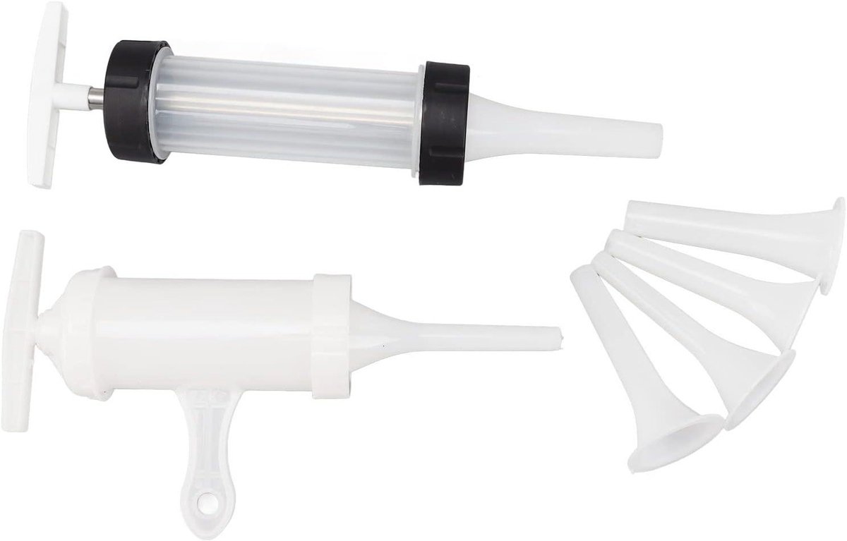 Handmatige Worstvuller - Worstmaker Worstset - Worst Maken - 6 Vullers Grote Capaciteit - 27 x 16 x 12 cm