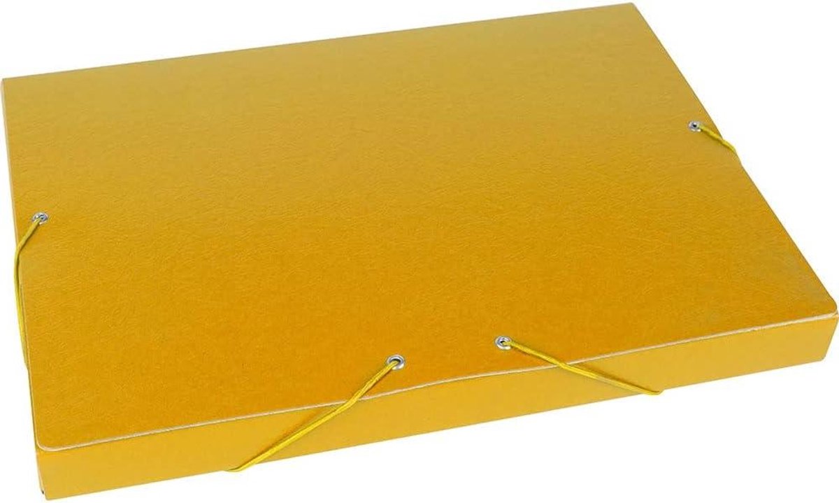 Projectmap - Opbergmap Documentenmap - Documenten Organiseren - Elastische Sluiting - A4 - Blauw