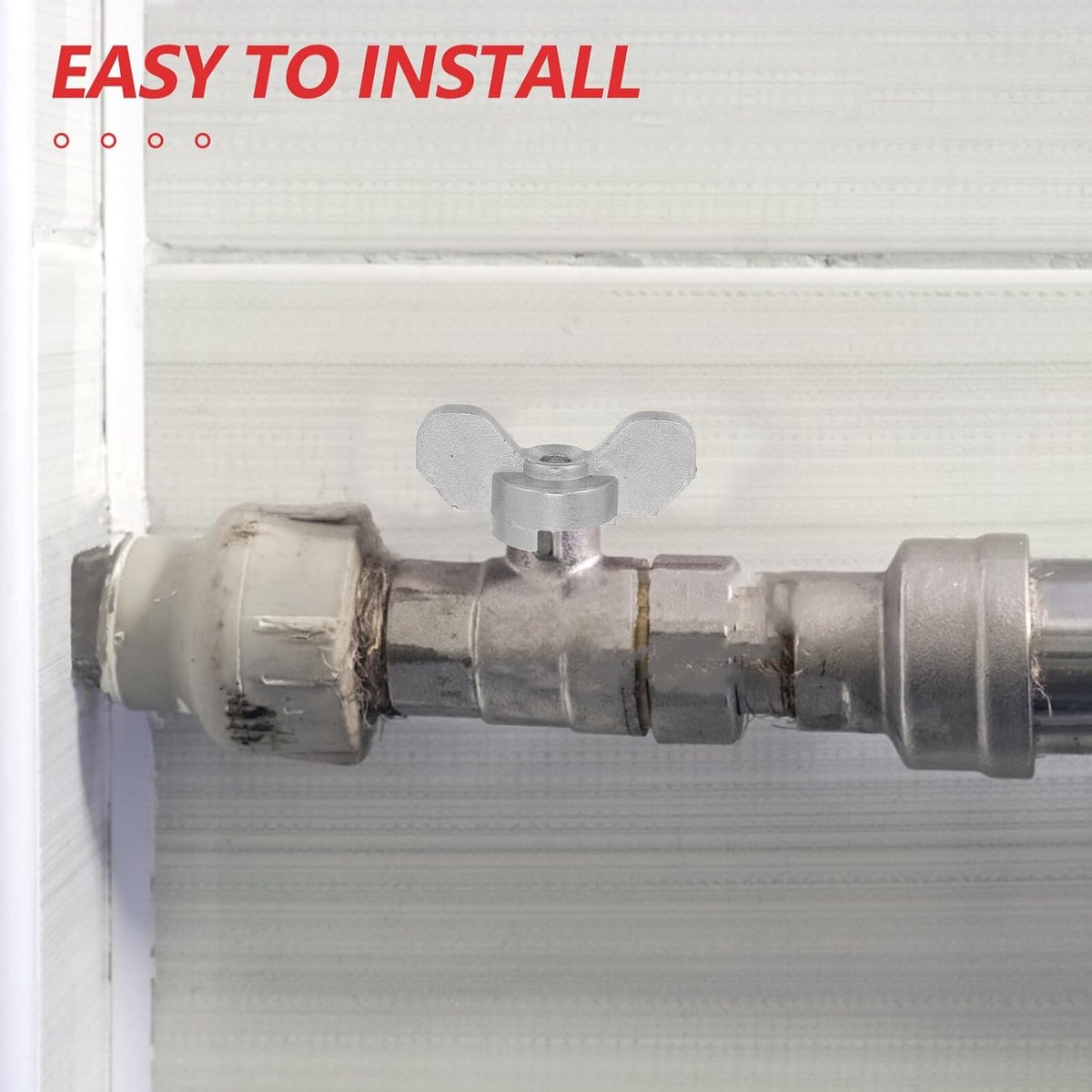 Vervangende Radiatorkraan Handgrepen - Verwarmingsverdeler Hendels - Verwarming Regelen - Eenvoudig Te Monteren - 43 x 22 x 20 mm