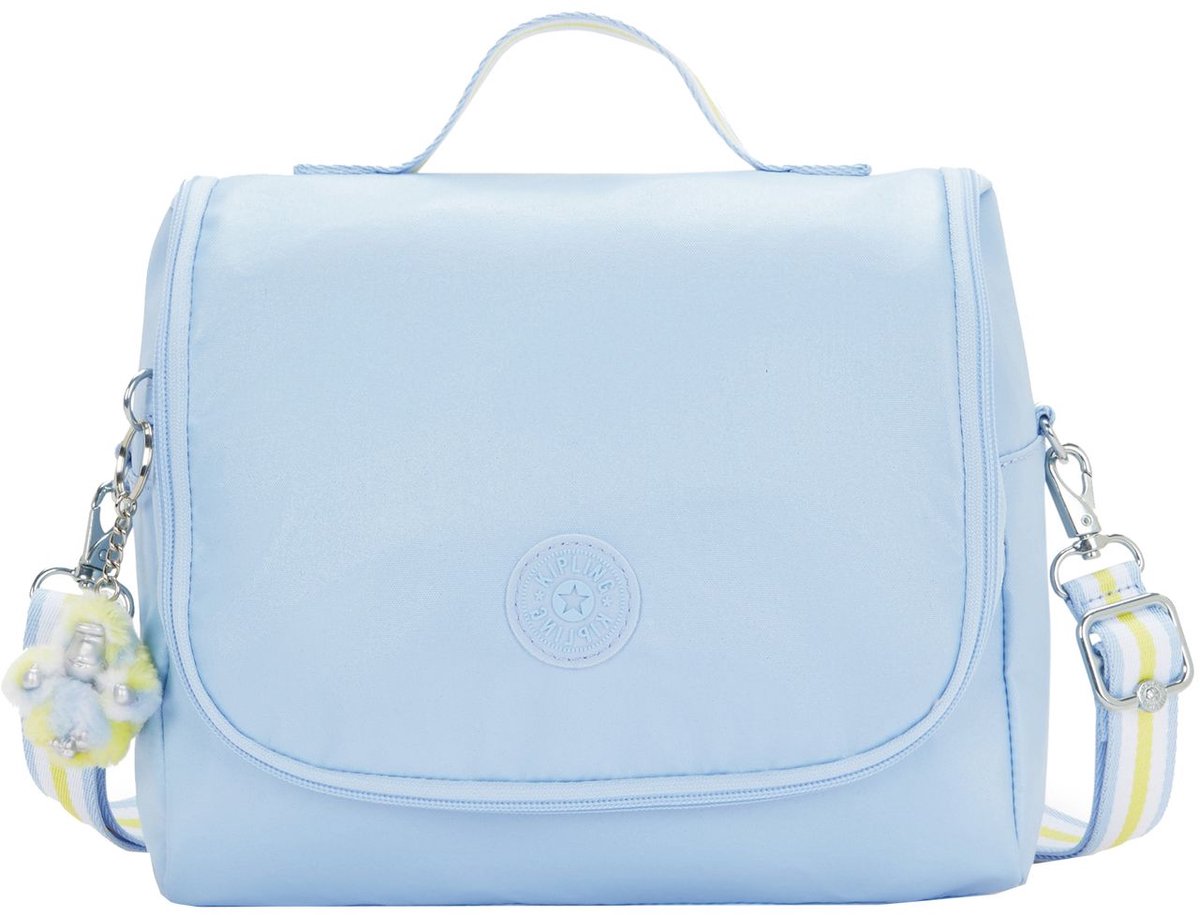 Kipling New Kichirou Crossbody Schoudertas clear sky metallic