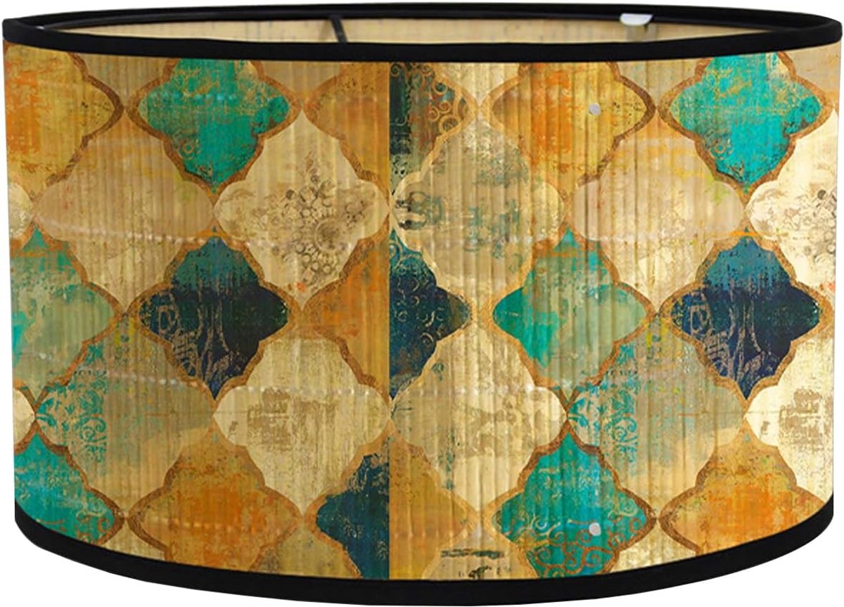 lampenkap E27 voor tafellamp wandlampen decoratieve lampenkappen kleurrijk geometrisch