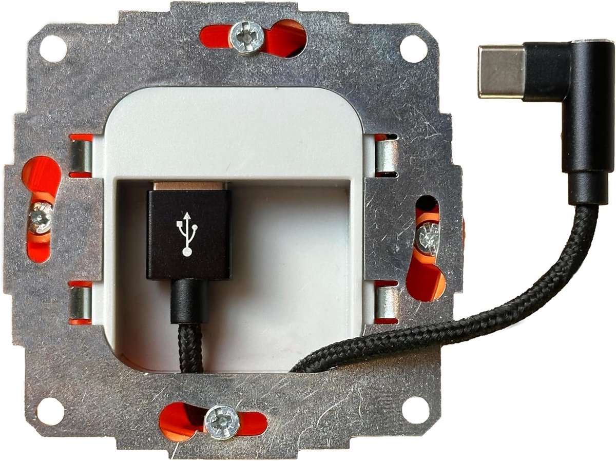 USB-adapter 12W | voor continue stroomvoorziening van tablets en USB-apparaten | Oplader compatibel met Samsung Tab, Lenovo Tab, iPad en vele andere tablets | Inclusief USB-kabel