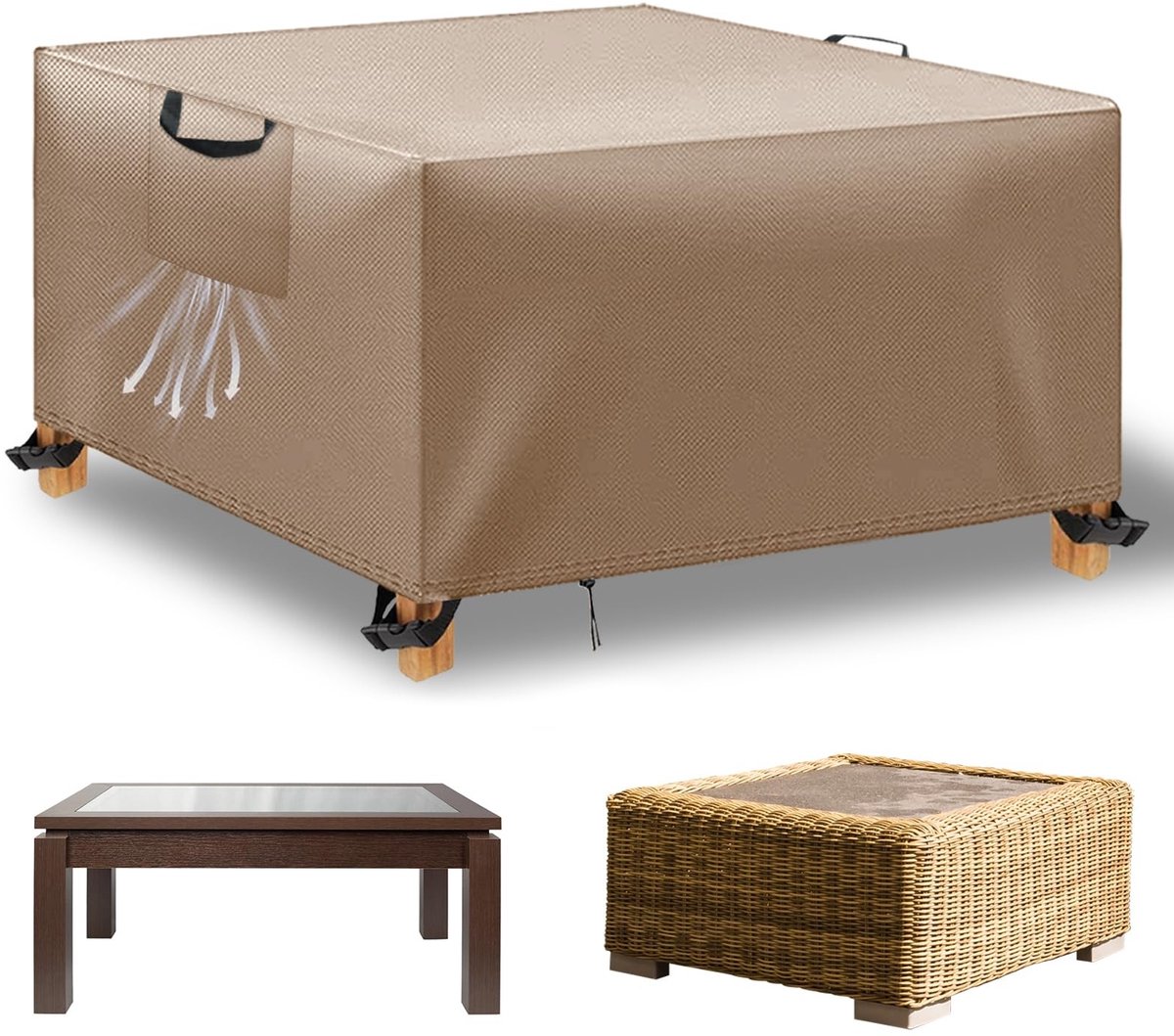 Omgoods - Waterdichte Tuinmeubelhoes van 420D Oxford Stof