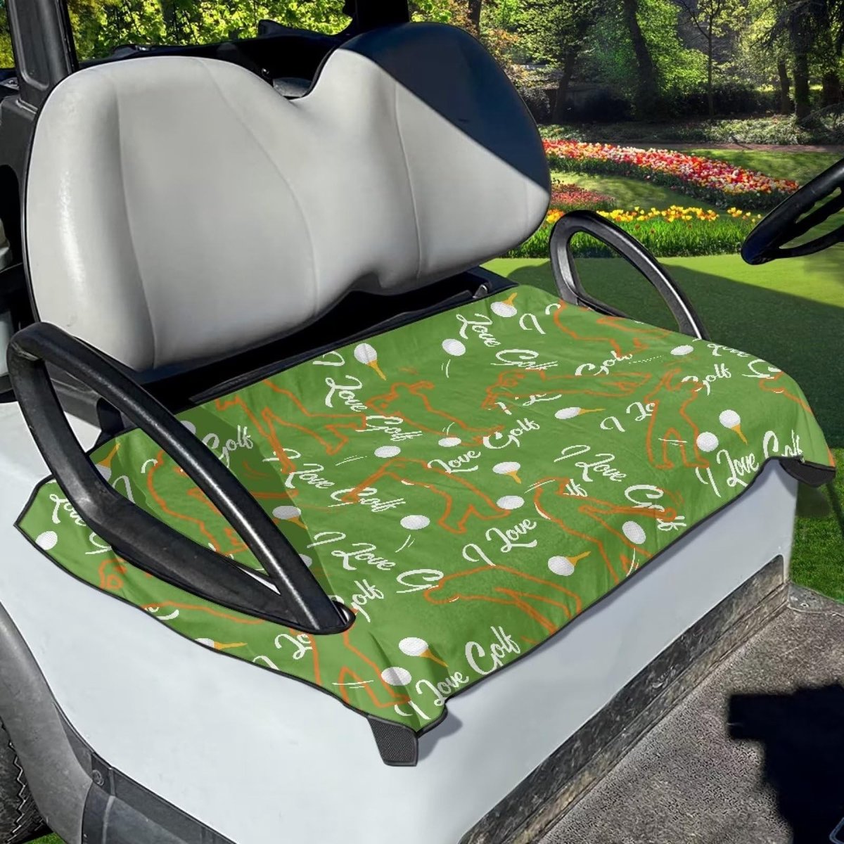 Omgoods - Golfkar Zitkussenhoes met Handdoek Cover