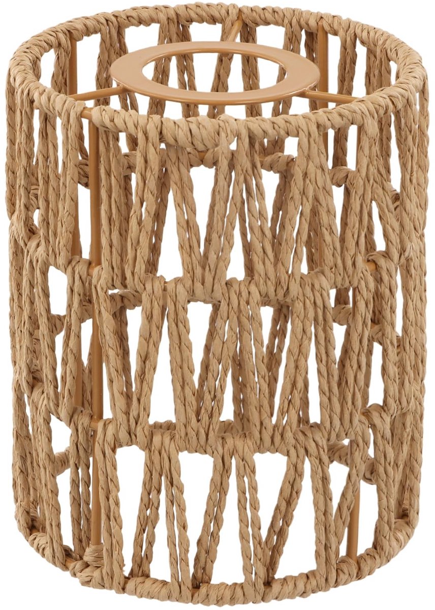 Omgoods - Rieten Lampenkap Boho voor Hanglamp en Vloerlamp