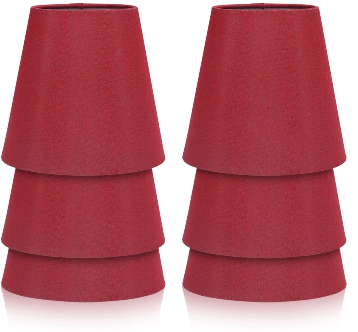 Omgoods - Set van 6 Moderne Lampenkappen voor Chandelier en Tafelverlichting