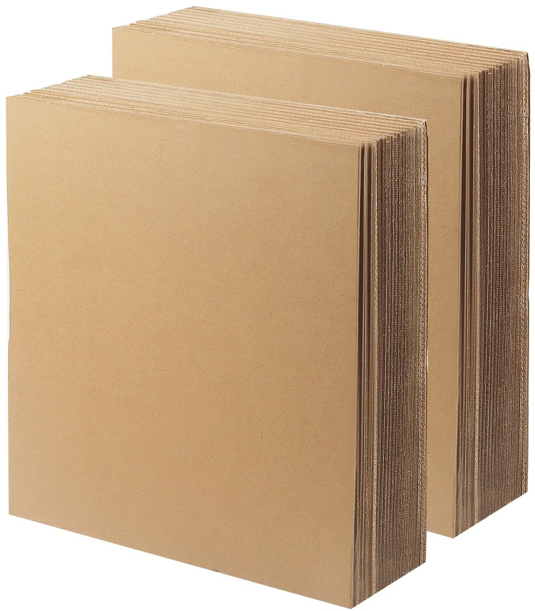 Omgoods - 40 Stuks 2mm Golfkarton Vellen voor Verpakking en Verzending
