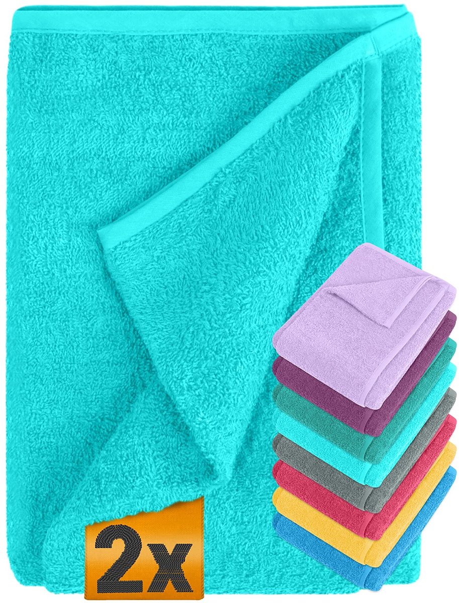 Omgoods - Set van 2 Kussens voor Zonnebed en Tuinligstoel - Turquoise