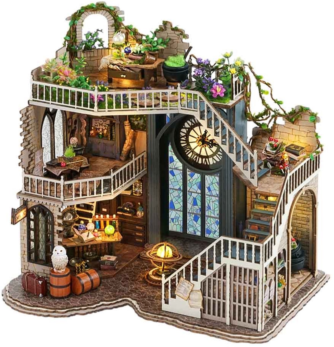 Omgoods - DIY Miniatuur Poppenhuis Bouwset voor Volwassenen