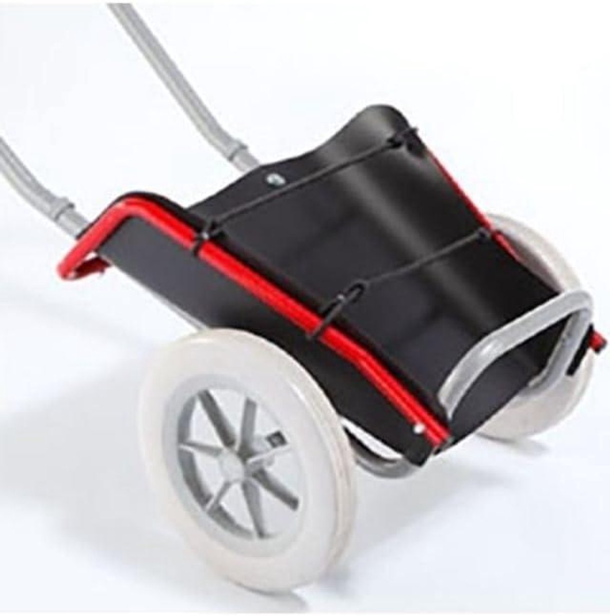 Fietskar Adapter - Wandelwagen Omzetter - Kinderwagen Gebruik - Fietsmontage - 3-punts Harnas - Rood en zwart