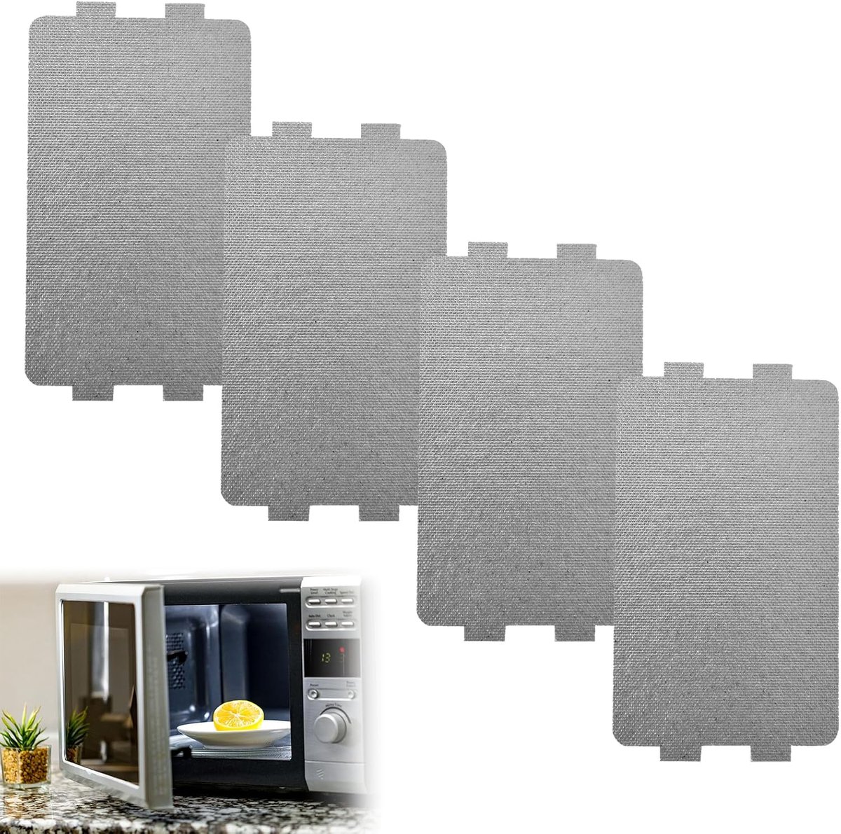 Magnetron mica-plaat, golfgeleiderafdekking voor magnetron, mica schijf voor magnetron, golfgeleiderafdekking mica platen, magnetronreparatie reserveonderdeel 4 stuks Tokaneit