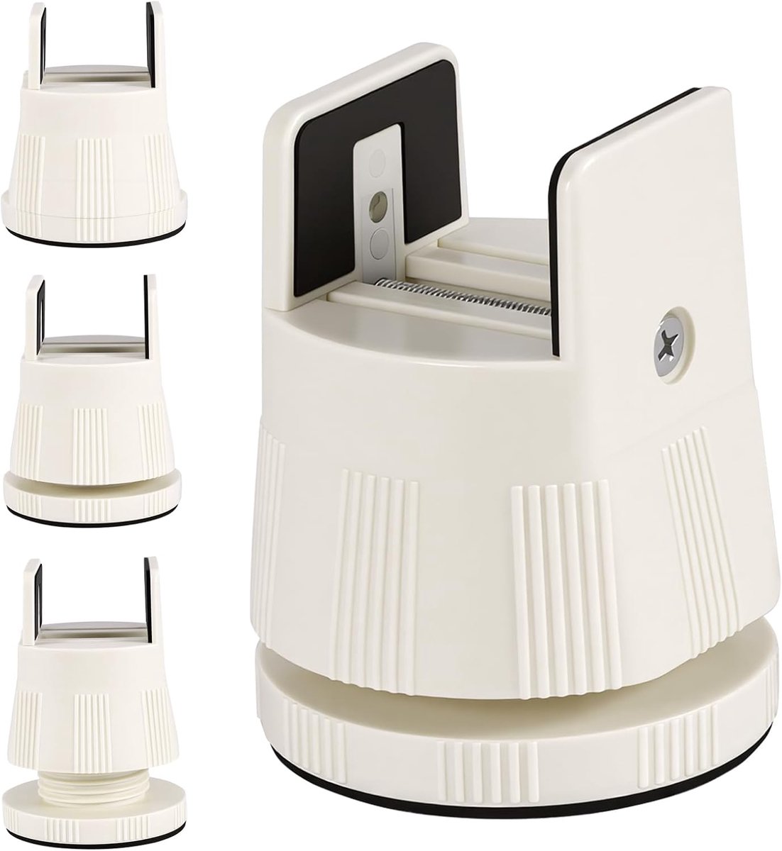 4 stuks, verstelbaar, 6-8 cm hoog | Met schroefklem, Voor 0,3-1,9 inch brede poten, Vierkante en ronde stoelpoten, Zware belasting, Met bekleding
