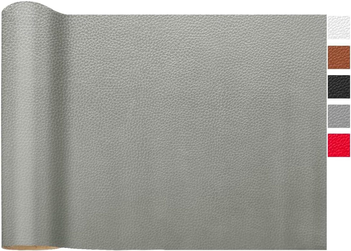 Kunstleer, per meter, zwart, 300 x 140 cm, korrelig, waterdicht, kunstleer, korrelig, imitatieleer, getextureerd, lederen stof, reparatie, lederen patch, reparatieband voor autostoelen, bank