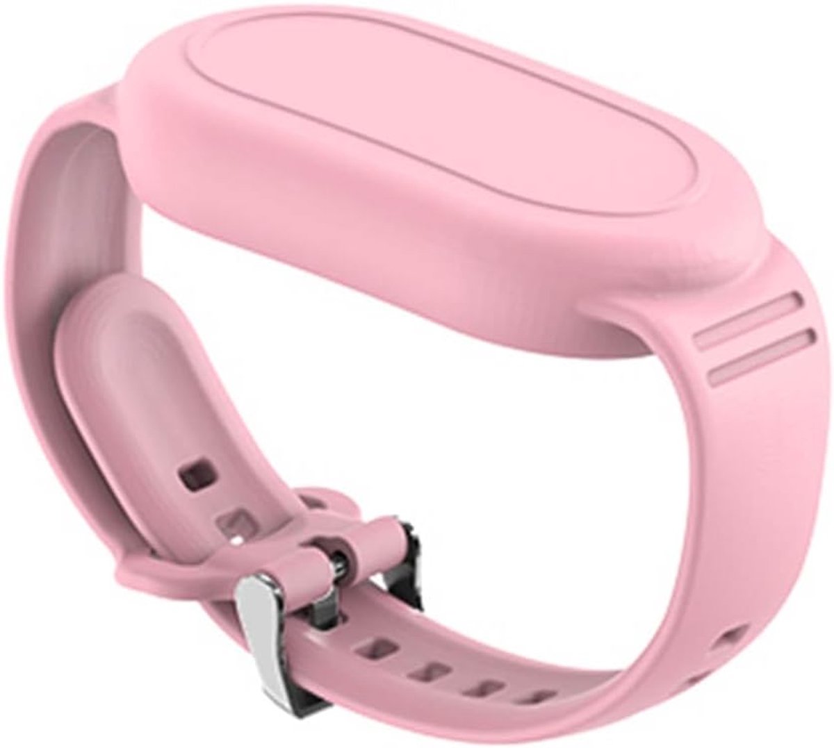 compatibel met Samsung SmartTag 2, zachte siliconen, verborgen waterdichte armbandhouder, beschermhoes, compatibel met Samsung AIYAAIYA Tag 2, voor kinderen, ouderen en kinderen, roze