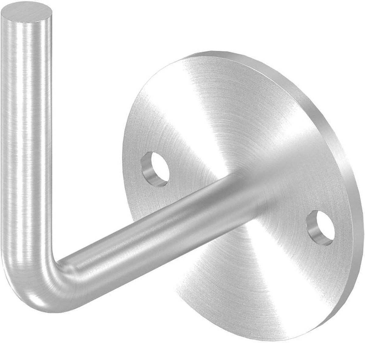 Leuninghouder Roestvrij Staal - Trapleuning Beugel - Trappen Monteren - V2A Roestvrij Staal - 70x4mm - Zilverkleurig
