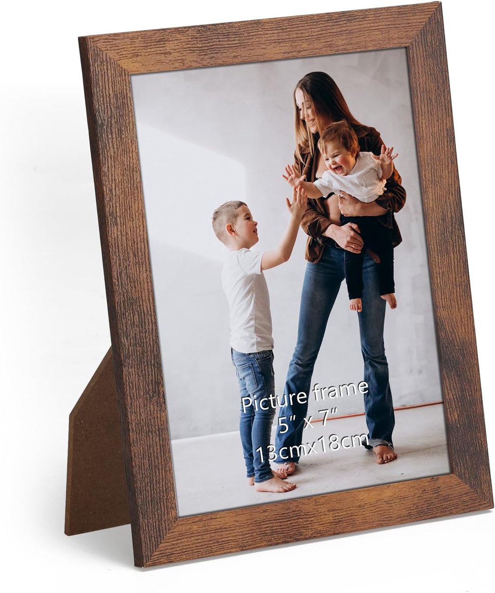 Fotolijst 13x18 - Bruin Hout - Vintage Design - Perfect voor Jouw Herinneringen - ShopVlot