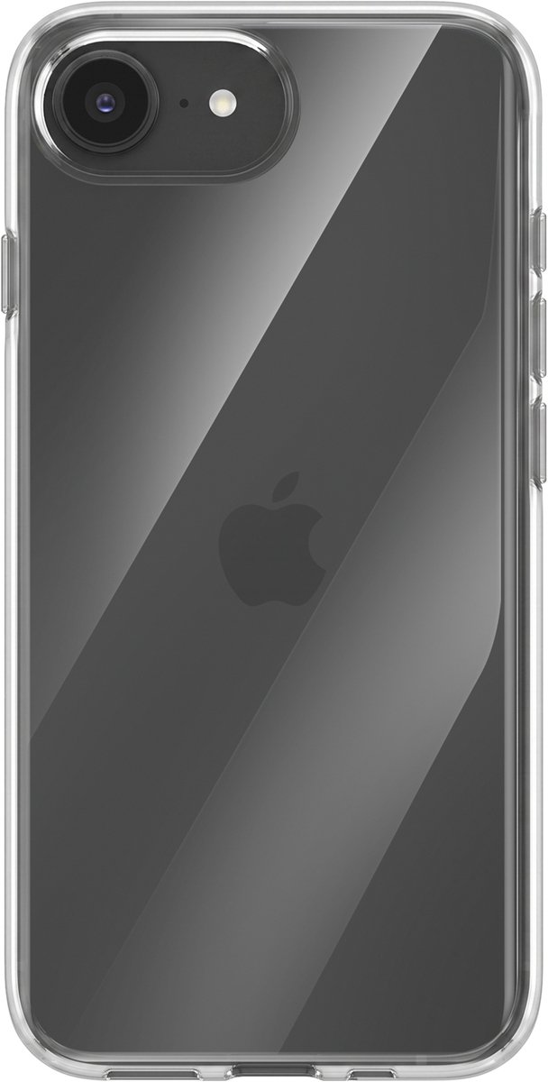 Mayaxess, Dun Siliconen Hoesje Geschikt voor Apple iPhone 16e met Anti-condens Behandeling, Transparant