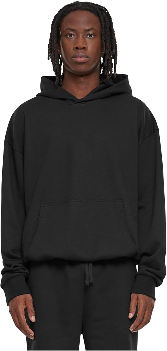 Classics Light Terry Hoody Trui met capuchon zwart Basics