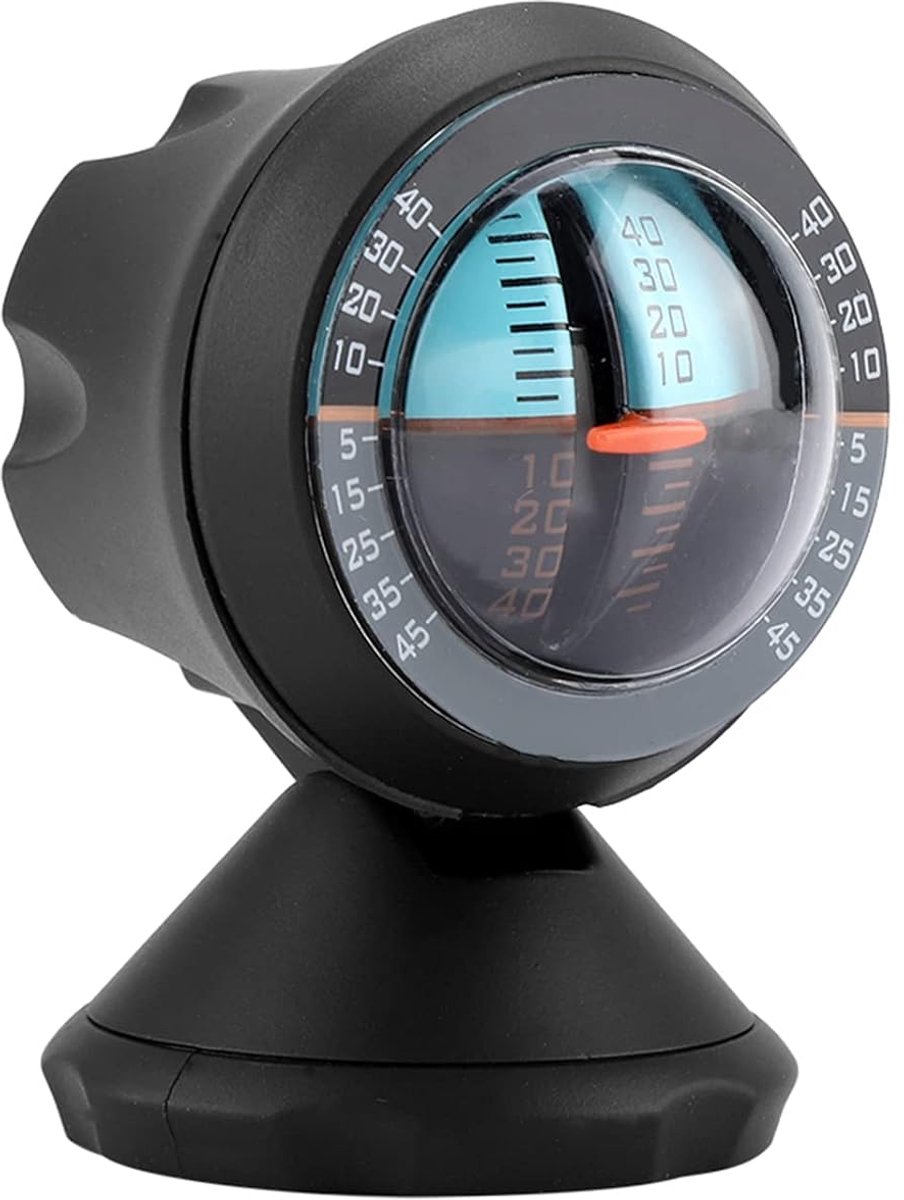 SnelShoppen - Auto Inclinometer, Niveau Meter, Auto Hellingshoek Meter, Precisie Hellingsmeting, 360° Verstelbaar, Voor Auto Veiligheid, Inclinometer