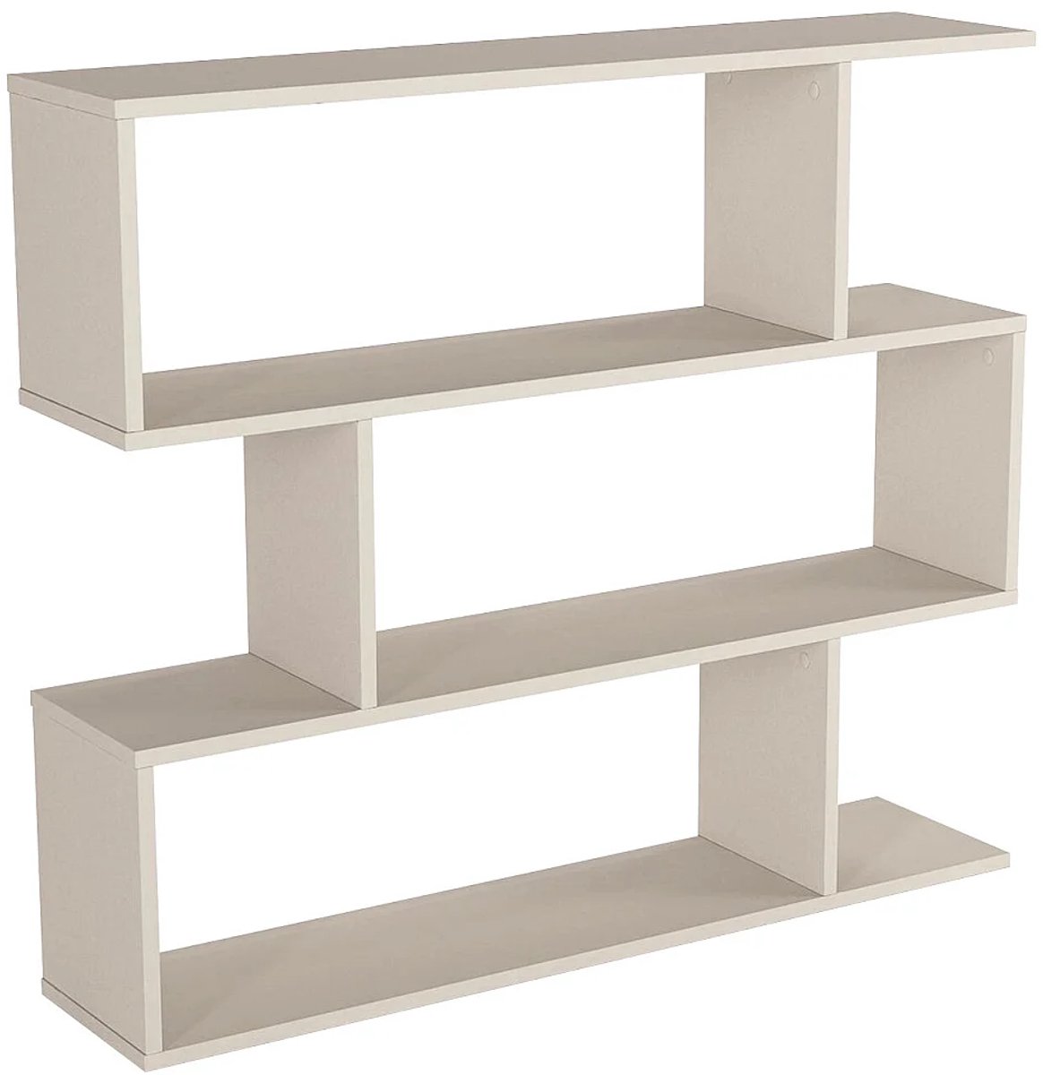 Vente-unique Open kast met 3 nissen - Beige TOMINI