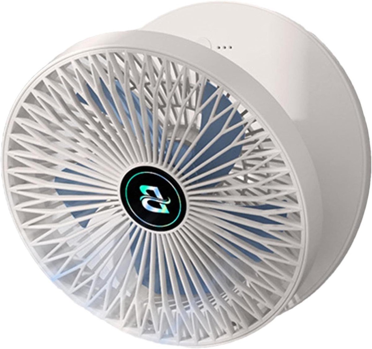Ventilator voor Slaapkamer - Wandventilator Home - Luchtcirculatie Verbeteren - 90 Graden Draaibaar - 19 x 19 x 29.5 cm
