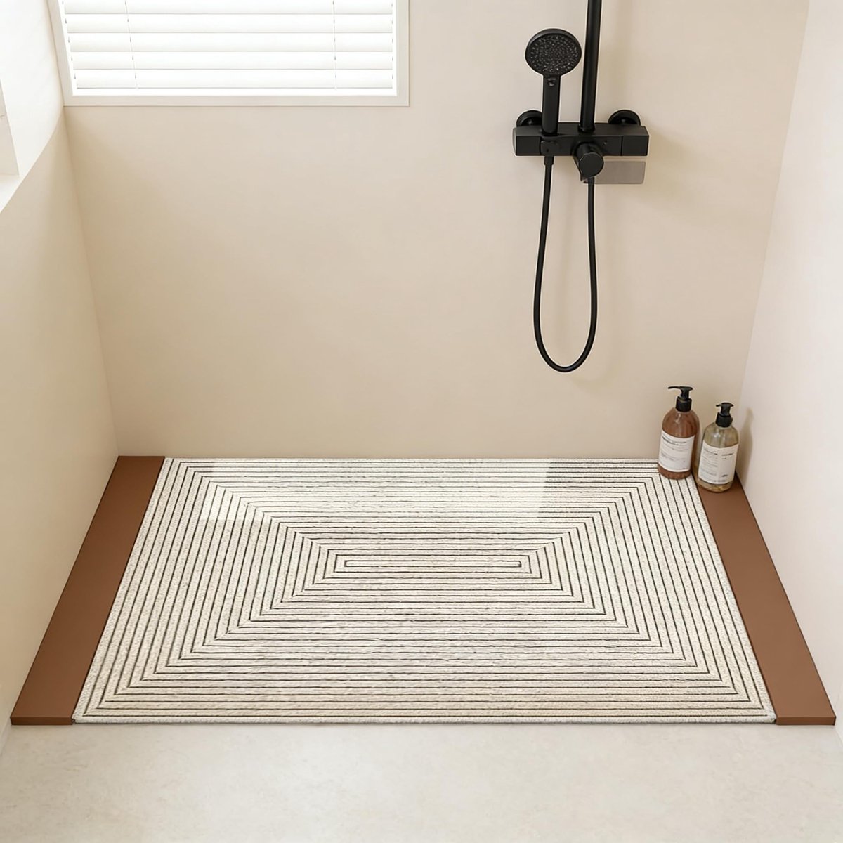 Omgoods - Antislip Badmat met Afvoergaten en Sneldrogend Ontwerp 60x120 cm
