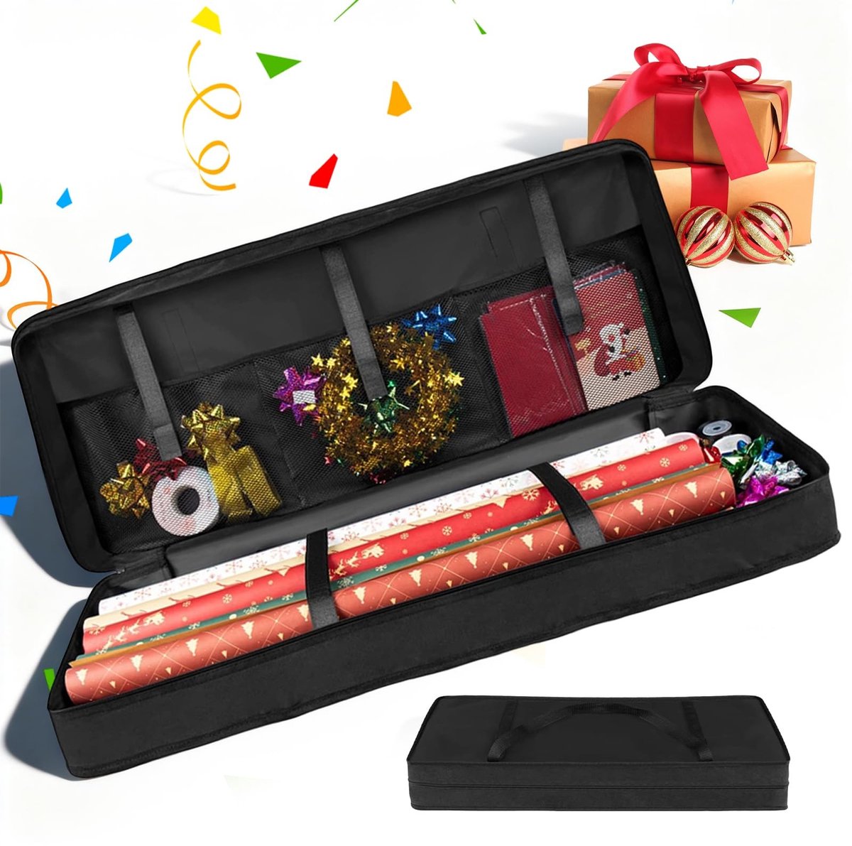 Omgoods - Cadeaupapier Opbergtas, Waterdichte Organizer voor Geschenkrollen