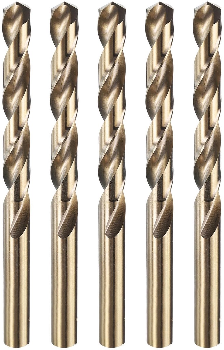 Omgoods - Set van 5 HSS Boorbits voor Metaal en Hout