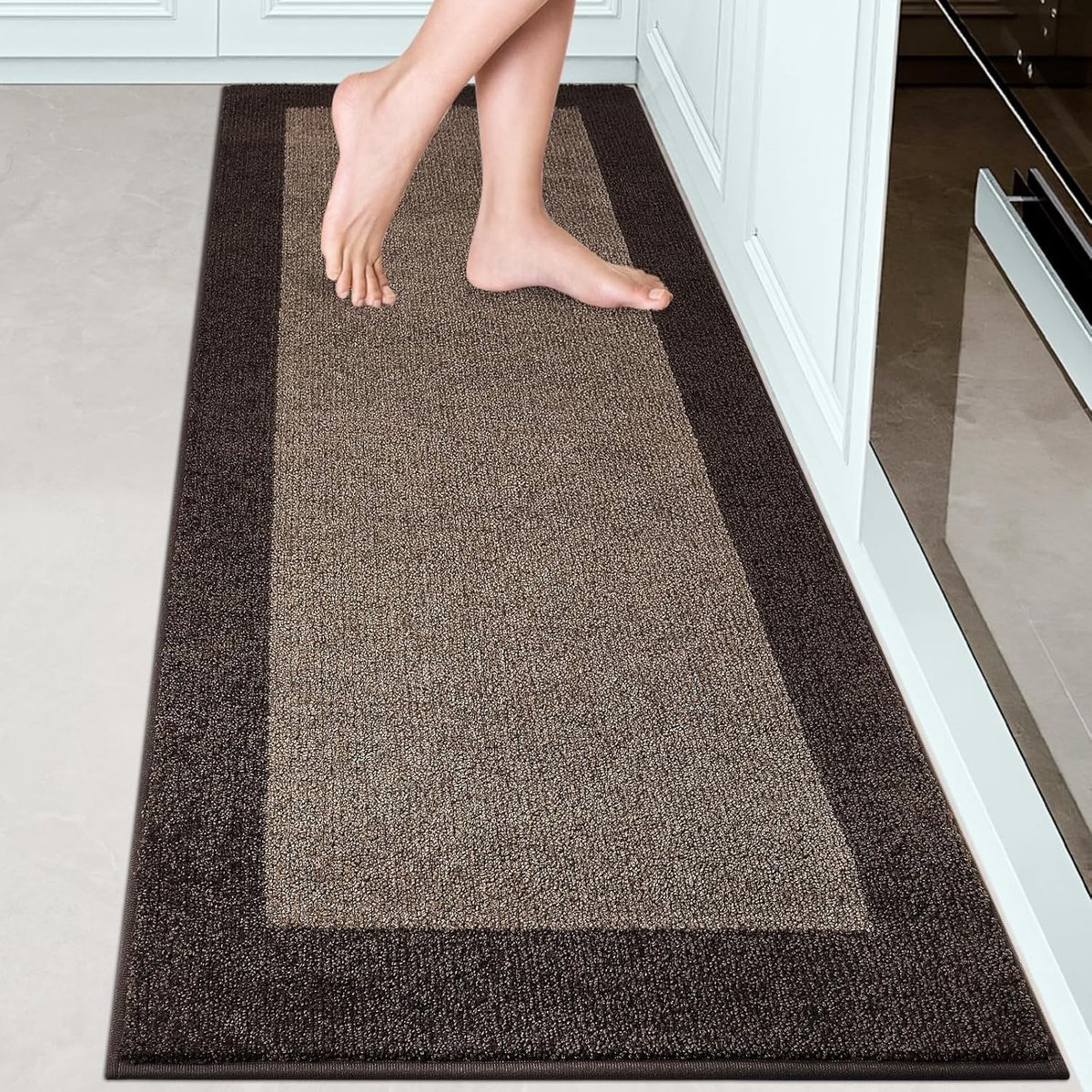 Omgoods - Waterabsorberend Vloerkleed 60 x 178 cm, Machinewasbaar