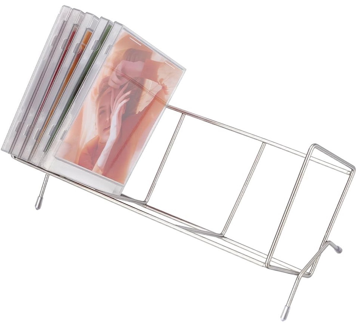 Omgoods - RVS CD Opbergrek voor 30 CD's en DVD's
