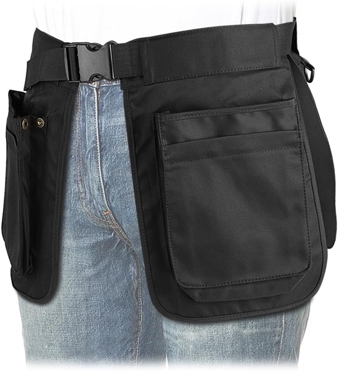 MUCHER Training Apron Dog Sports Serving Bag Work Bag Hippie Waist Bag Multifunctional Fabric Waist Bag Sweatproof - ShopVlot