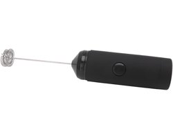 Elektrische Melkopschuimer - Melkmengopschuimer Garde - Koffiedranken Maken - Eén Knop Bediening - Lichtgewicht Ontwerp - Zilver