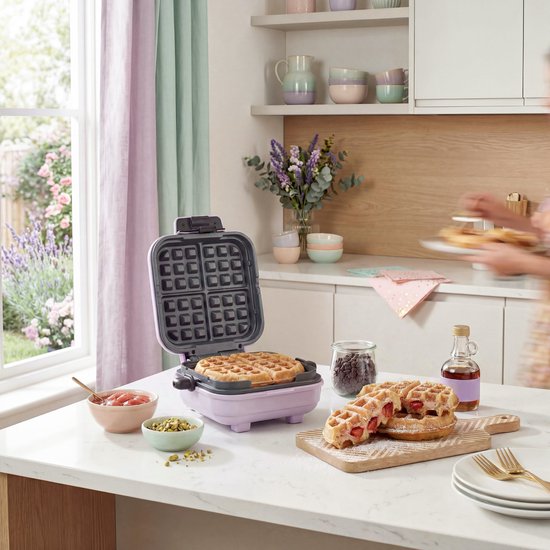 Giles & Posner Sorbet Gevulde Wafelmaker - PFAS-vrij, anti-aanbaklaag van Giles & Posner — afbeelding 3