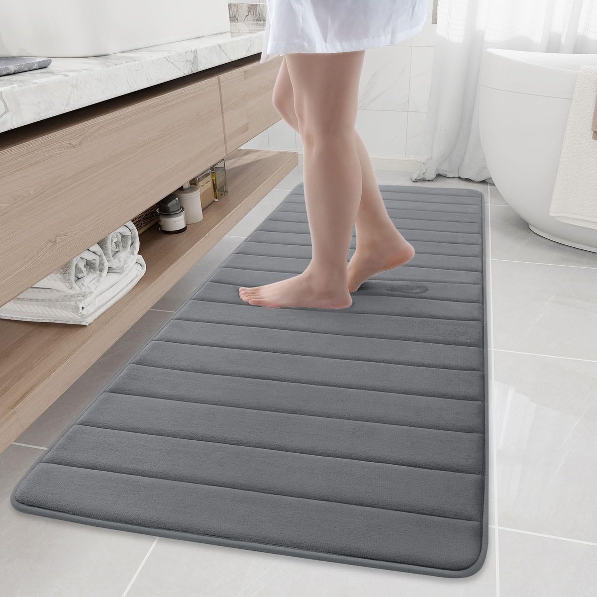Omgoods - Ultra Zachte Memory Foam Badmat 178 x 61 cm