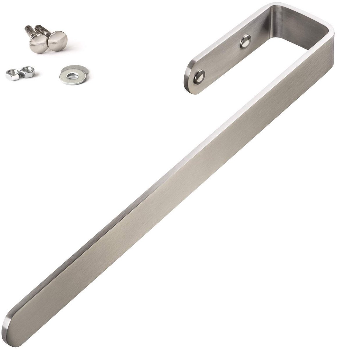 Omgoods - Set van 2 Handdoekhouders voor Kastmontage RVS Geborsteld - 340 mm