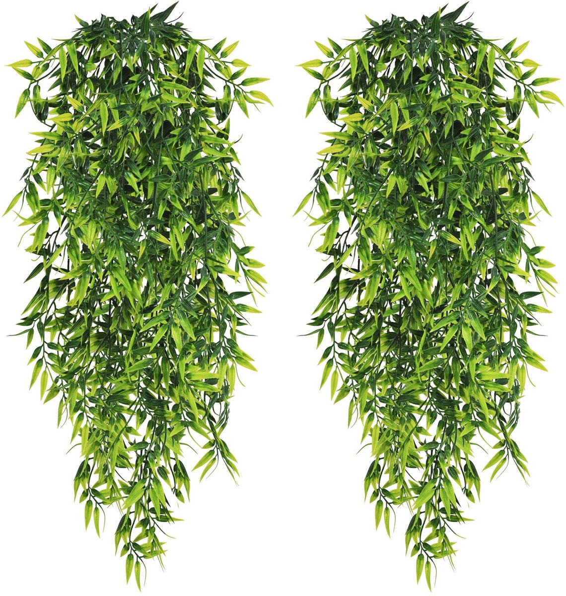 Omgoods - Set van 4 Kunstmatige Hangplanten 3.4m