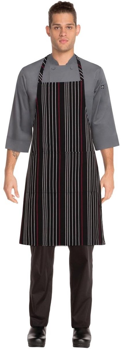 Omgoods - Unisex Gestreepte Schort