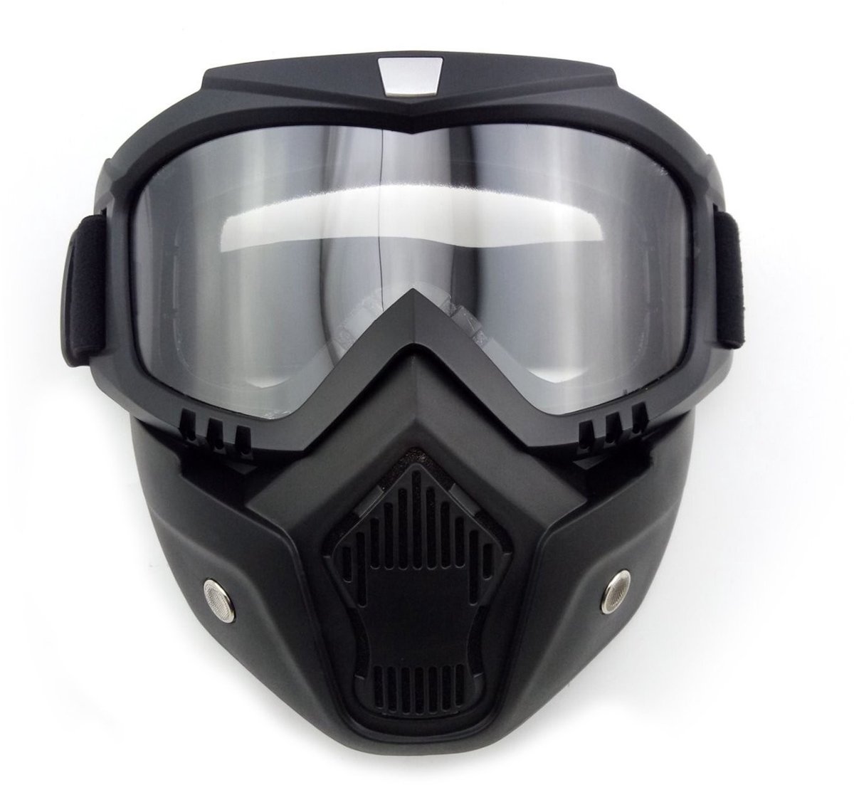 Omgoods - Verwijderbare Motorhelm Masker met Duidelijke Lenzen