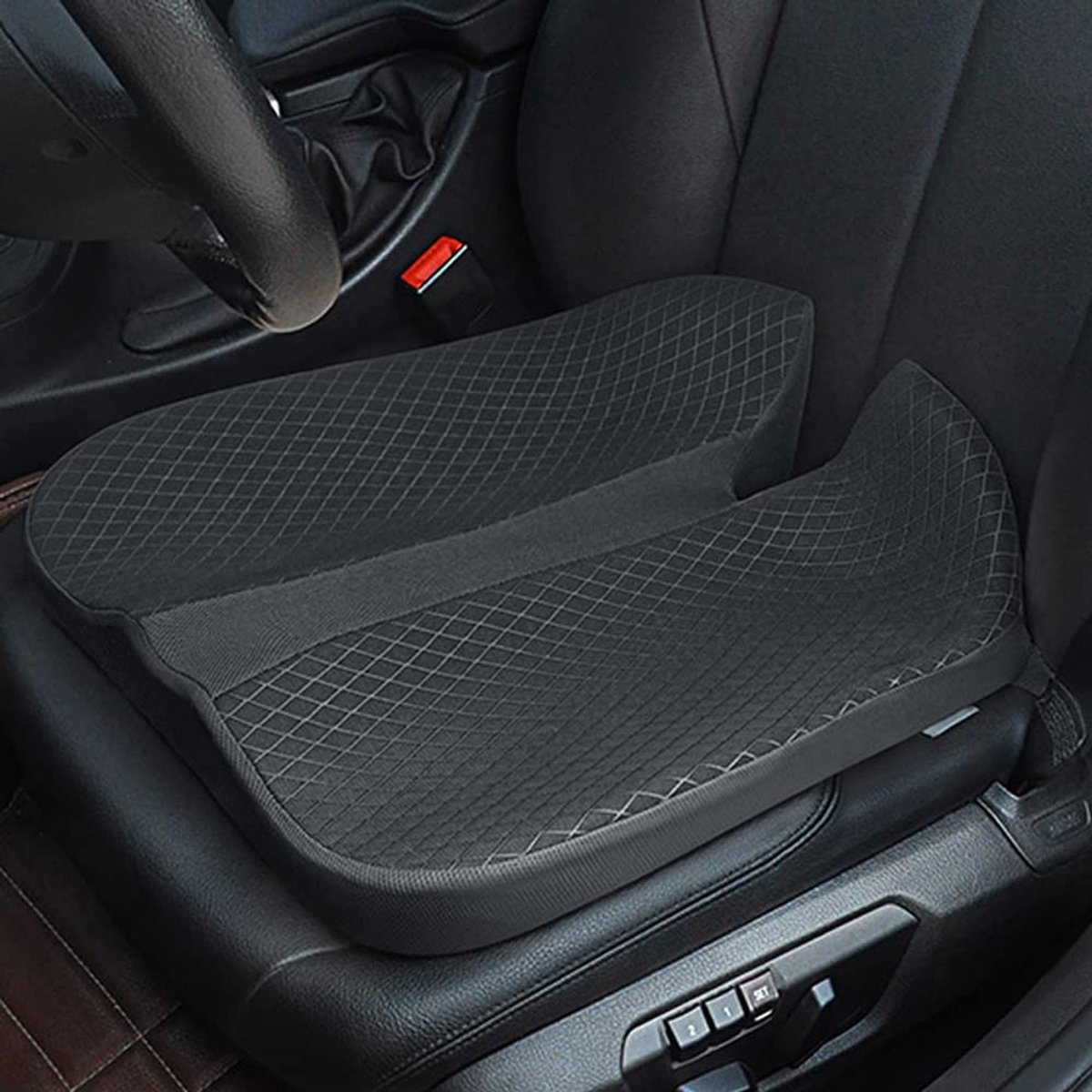 Omgoods - Ergonomisch Geheugenfoam Stoelkussen voor Auto en Kantoor