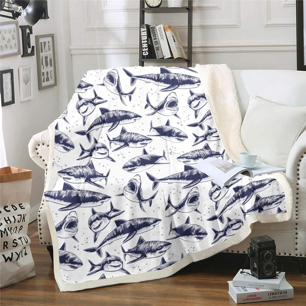 Omgoods - Cartoon Zeehond Fleece Dekentje voor Kinderen