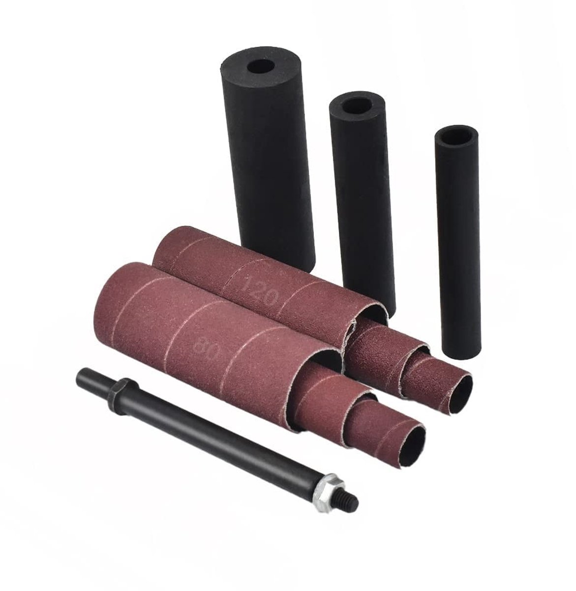 Omgoods - Spindelschuurmachine Adapter Set met Rubber Schuurdrums