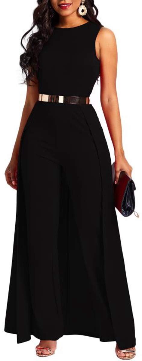 Omgoods - Dames Jumpsuit met Patchwork en Hoge Taille