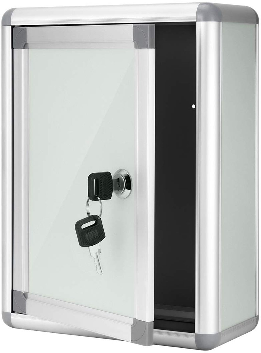 Omgoods - Wand Bevestigde Suggestiebox met Slot - Klachtenbox voor Veiligheid