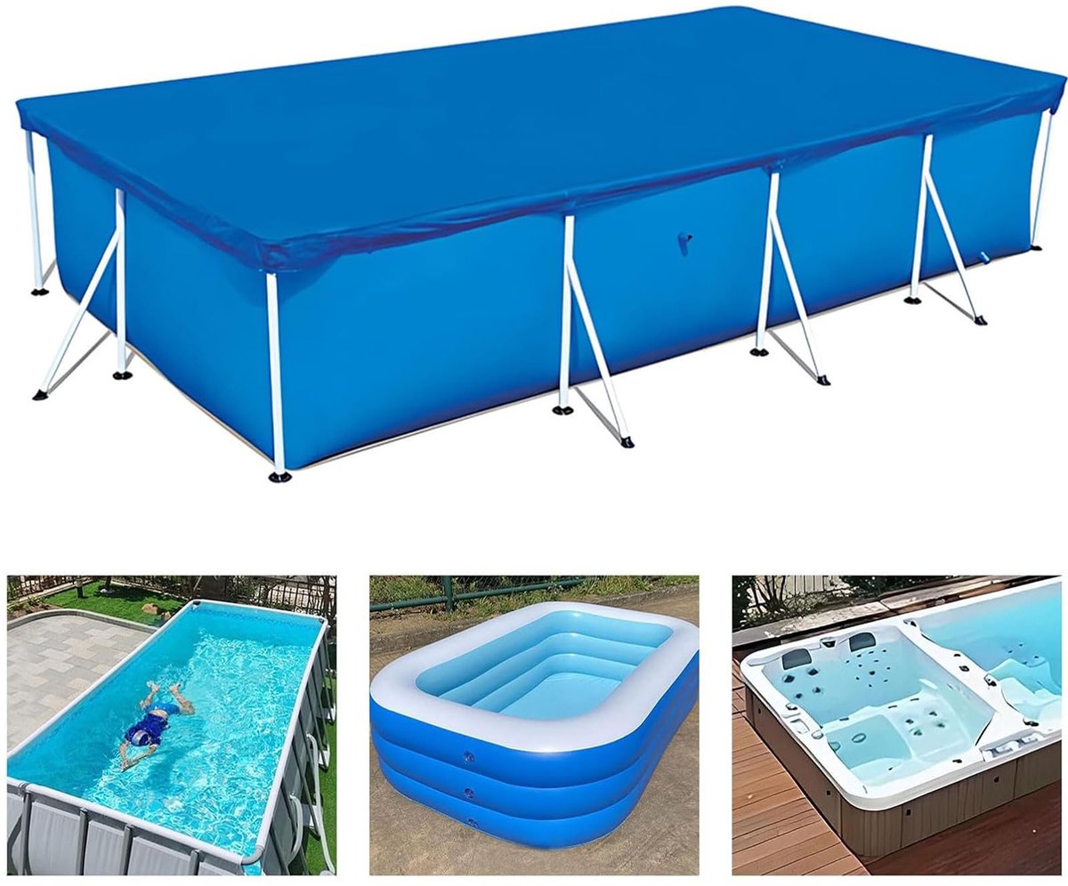 Omgoods - Rectangular Pool Cover - Waterdichte Zonnebedekking voor Zwembaden