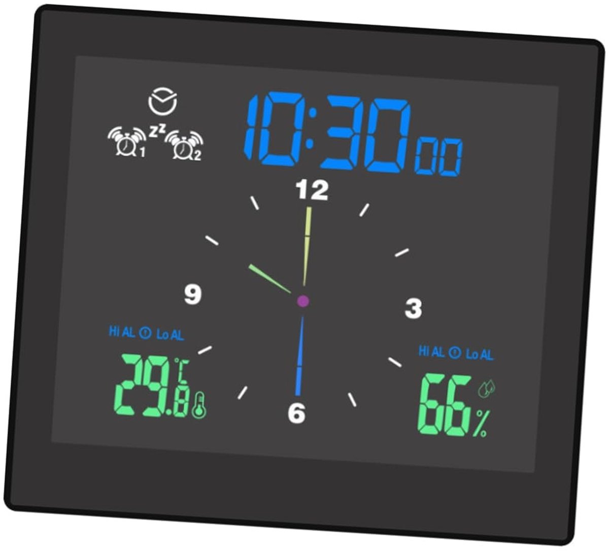Omgoods - Waterdichte Digitale Badkamerklok met Thermometer en Hygrometer
