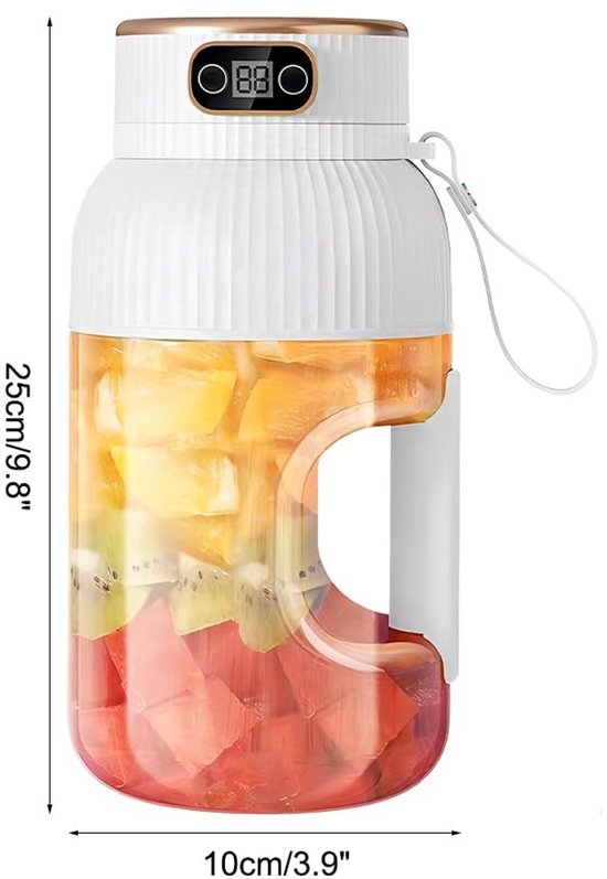 Omgoods - Draagbare Blender met Digitale Weergave en USB Oplaadbaar — afbeelding 3