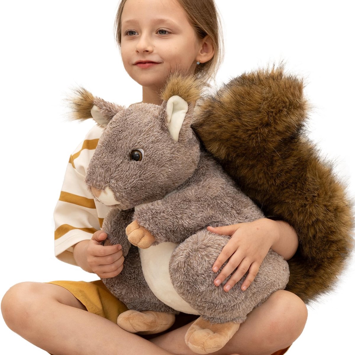 Omgoods - XXL Knuffelspeeltje Eekhoorn 45 cm voor Kinderen