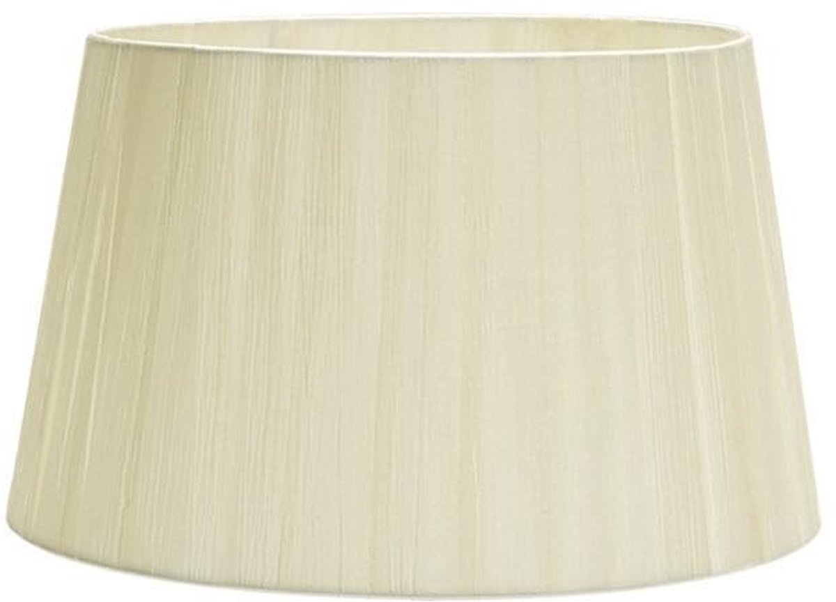 Omgoods - Open Conische Lampenkap E27 Beige 35 x 25 x 20 cm